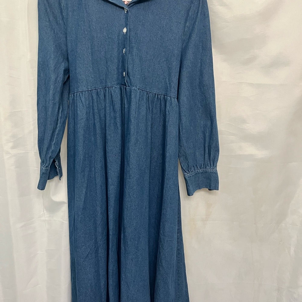 NWT SASA Long Denim Dress
